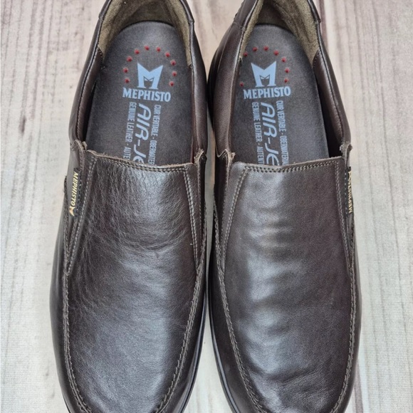 Mephisto Men's Size 12 Davy Dark Brown Leather Slip-On Rain Shoes ($320) - Picture 6 of 15